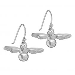 danon-jewellery-silver-bumble-bee-hook-earrings